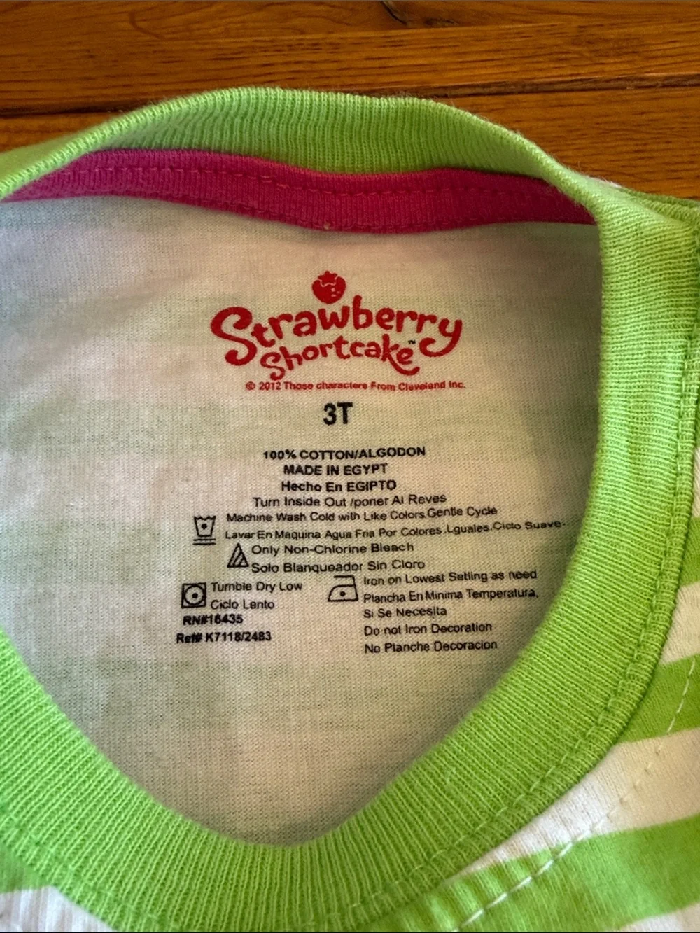 Y2k Strawberry shortcake shortsleeve tshirt size3T